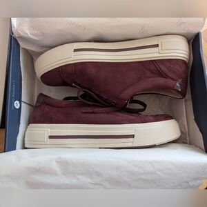 Women Burgundy Sneakers